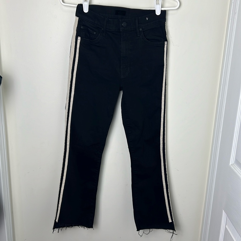 Mother Insider Crop Step Fray 2.5% Elastane Jeans Size 26 - Picture 2 of 15